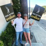 April Bowlby Instagram - Together again #sagaftra #sagaftrastrike #sagaftrastrong 💪 @mrjoncryer @sagaftra @wgastrikeunite