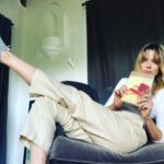 April Bowlby Instagram - Kick up your feet and give a listen to @75reads first half of The Leopard, #66 on Bowie’s reading list. @jobozarth found Bowie in the authors drive and creative push and outlook. I found Bowie in one of the books characters. Where do you find Bowie? Politics, romance, and the inability of one to look beyond ones self. Guys. I loved it. #bowie #75reads #bookclub #podcast 🍑📚