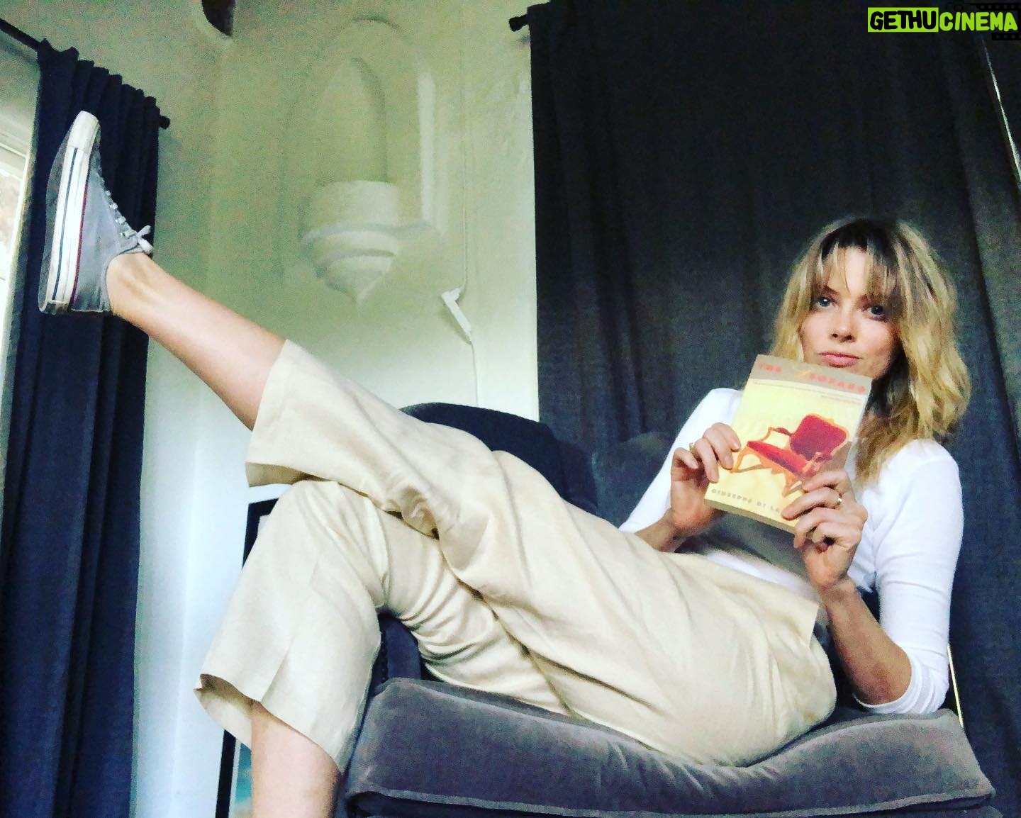 April Bowlby Instagram – Kick up your feet and give a listen to @75reads  first half of The Leopard, 66 on Bowies reading list. @jobozarth found  Bowie in the authors drive and