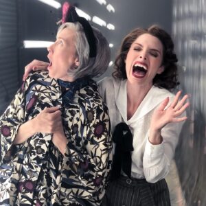 April Bowlby Instagram - Just a little back stage fun with The Fog 🌫 @tinyweeones 
New episode 🕺 💥
 @dcdoompatrol @hbomax