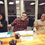April Bowlby Instagram - 1/2 the table of our first season 2 table read. @dianexguerrero @rileyshenanigan @joivanwade
