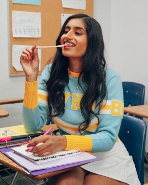 Arasha Lalani Instagram - ⭐️ HOST HIGHLIGHT ⭐️ 
Arasha (she/her) is your 2nd co-host of the Spitball podcast!). Arasha is an Indian actress and comedian -  You may know her from YouTube’s Smosh or as THE Emerson Alumni (go lions!). 
📸: @catherineheath.mov
