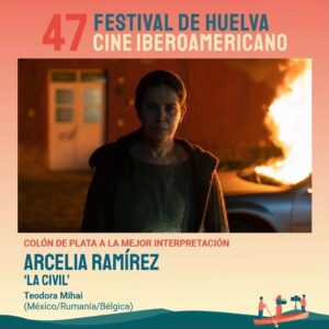 Arcelia Ramírez Instagram - Gracias de todo corazón al jurado del @festicinehuelva por este reconocimiento, es un honor! Gracias a @teodoraanamihai por confiarme uno de los personajes más emocionantes de mi vida y hablar así de lo que tanto nos duele en este país. 
Ojalá que deje de haber mujeres, familias, que busquen a sus seres queridos desaparecidos! 🇲🇽