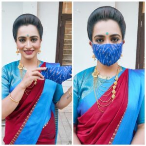 Archana Ananth Instagram - Masks are the best defence, Wear mask, Stay safe, Stay healthy 😷😷
.
.
.
.
.
Mask: @dithya_sai_fashions 
#karthikadeepam #starmaa #muddulakshmi #starsuvarna #masks #staysafe #staystrong #stayhealthy #bangalore #hyderabad #positivity #positivevibes #oneplus #happiness #happy
