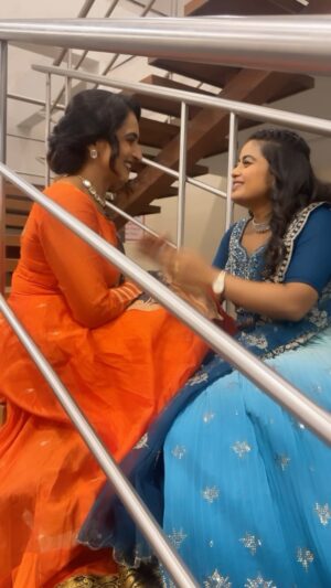 Archana Ananth Instagram - One reel with my sweetest Athayya gaaru♥️ #chiranjeevilakshmisowbhagyavathi #ourfirstreeltogether❤️