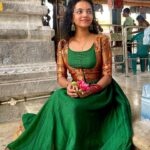 Archana Kumar Instagram - Happy Varalakshmi Vratham💚✨ . . . #varalakshmivratham #varamahalakshmi #varamahalakshmipooja #nombu #lakshmipooja 👗: @fashion_boutiqueinstyle