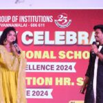 Archana Kumar Instagram - Photo dump from a fun filled event at SKP Group of Institutions, Thiruvannamalai✨ . . . 👗: @chakrabortymukta She is amazing in customising great designs and delivers you the outfit on time🥹♥️ Thanks dear for making me look this beautiful