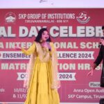 Archana Kumar Instagram - Photo dump from a fun filled event at SKP Group of Institutions, Thiruvannamalai✨ . . . 👗: @chakrabortymukta She is amazing in customising great designs and delivers you the outfit on time🥹♥️ Thanks dear for making me look this beautiful