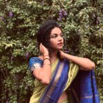Archana Kumar Instagram - எங்கும் ஏதும் நீயாக உன் நெனப்பு தீயாக🤍✨ . . . And thats my amma’s 25yr old saree🥹✨ #archu #archana #archanakumaar #favsaree #everfavsong #vetrivel #sasikumar #miageorge