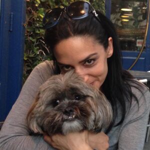 Archie Panjabi Instagram - Happy #nationaldogday I adore you Mr Q!