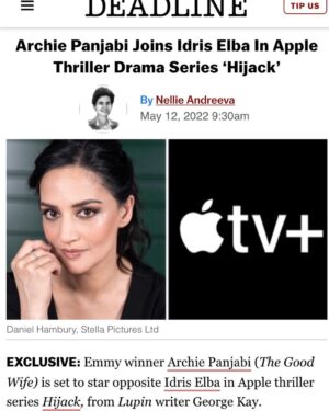 Archie Panjabi Instagram - 😉