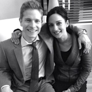 Archie Panjabi Instagram - The last day I film with Matt Czuchry on The Good Wife.