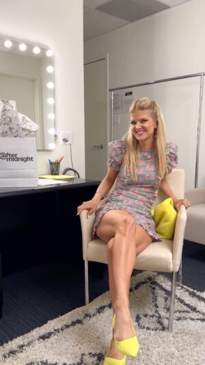 Arden Myrin Instagram - Woo hoo! I’m going to be on @aftermidnight tonight on CBS with @taylortomlinson @zzdoublezz & @jourdainfisher! 😍😍😍

👗: @thevampireswife
Jewerly @hirotakajewelry & @pascalemonvoisin 
 💄 @mohawkmakeup 
Hair @caitlinkrenzbeauty 
👠: @zara