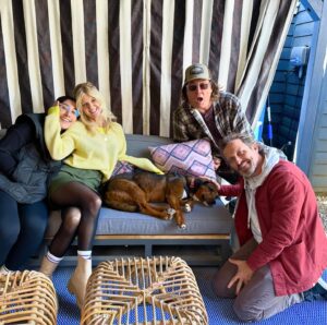 Arden Myrin Instagram - I ❤️ my friends! I ❤️ my pod! I ❤️ this dog!! Superhunks @robenedict & @youdontknowdoug join me @sellinghossnieh & @kt_money  to break down the season finale of @bachelorabc on Will You Accept This Rose? 🌹 podcast! It’s a fun one! We are also helping Katie to get this sweetheart of a dog adopted (photos, two and three are of the dog that needs a home!) ! If you live in the Los Angeles area or know anybody that does the wonderful @lisadelarios has offered her dog training services to help get him settled. DM me if you are interested!