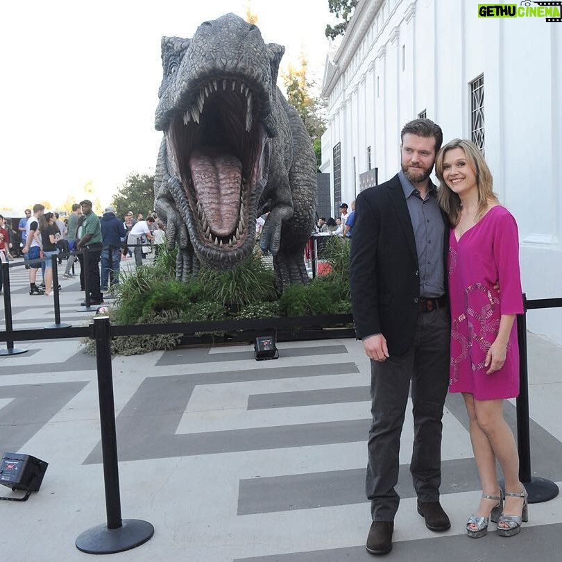 Ariana Richards - 2.9K Likes - Wonderful time with hubby @MarkAaronBolton for #JurassicPark25 celebration @Greek_Theatre in L.A. Big thanks to all the folks who came out for the special screening! @fandango