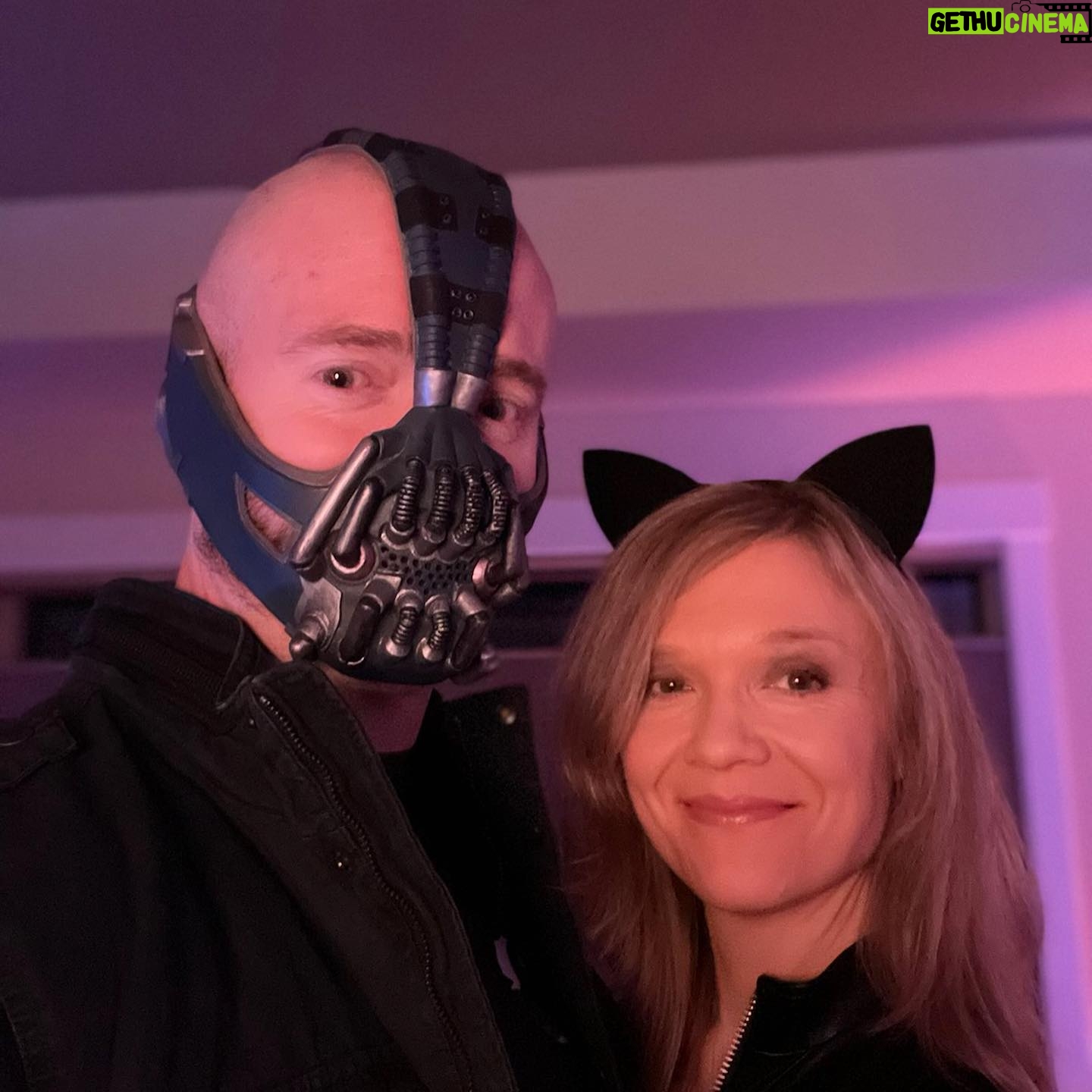 Ariana Richards - 2.9K Likes - BANE (of my existence š) love you, hunny š #halloween #batman #catwoman #bane