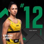 Ariane Lipski Instagram - O ranking veio! 🚀 🇧🇷 @ArianeLipski agora é a número 12 no ranking peso-mosca do UFC! [ Aproveite a promoção de 50% de desconto no @UFCFightPassBR - link no perfil ]