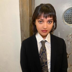 Ariela Barer Instagram - press day for How To Blow Up A Pipeline
Hitting theaters April 7th
MU: @amandathesenbeauty 
Hair: @lauracosta.nyc