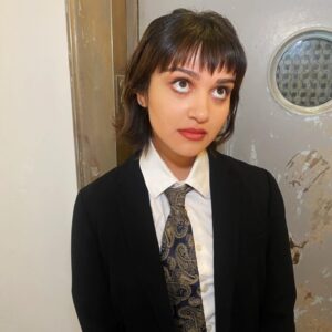 Ariela Barer Instagram - press day for How To Blow Up A Pipeline
Hitting theaters April 7th
MU: @amandathesenbeauty 
Hair: @lauracosta.nyc