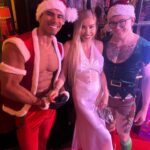Arielle Raycene Instagram - It was the Christmas in September toy drive last night @theabbeyweho / wearing @ledair.official 🤶🎄