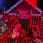 Arielle Raycene Instagram - It was the Christmas in September toy drive last night @theabbeyweho / wearing @ledair.official 🤶🎄