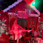 Arielle Raycene Instagram - It was the Christmas in September toy drive last night @theabbeyweho / wearing @ledair.official 🤶🎄