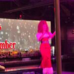 Arielle Raycene Instagram - It was the Christmas in September toy drive last night @theabbeyweho / wearing @ledair.official 🤶🎄