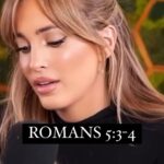 Arielle Reitsma Instagram - "Not only that, but we rejoice in our sufferings, knowing that suffering produces endurance, and endurance produces character, and character produces hope, and hope does not put us to shame, because God's love has been poured into our hearts through the Holy Spirit who has been given to us." Romans 5:3-5 #girlsgonebible New Episode on YouTube,Spotify & Apple Podcasts.