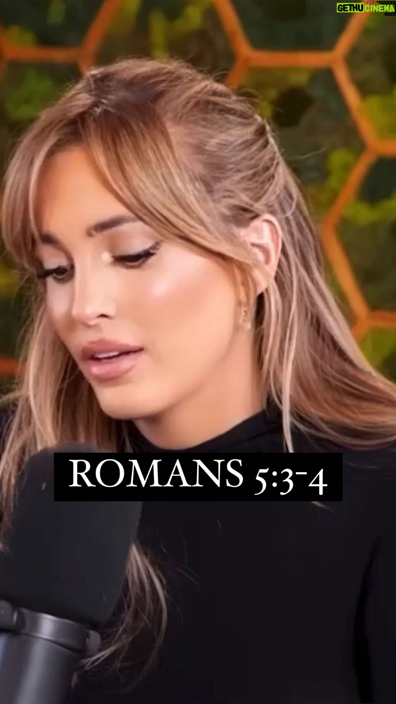 Arielle Reitsma Instagram - "Not only that, but we rejoice in our sufferings, knowing that suffering produces endurance, and endurance produces character, and character produces hope, and hope does not put us to shame, because God's love has been poured into our hearts through the Holy Spirit who has been given to us." Romans 5:3-5 #girlsgonebible New Episode on YouTube,Spotify & Apple Podcasts.