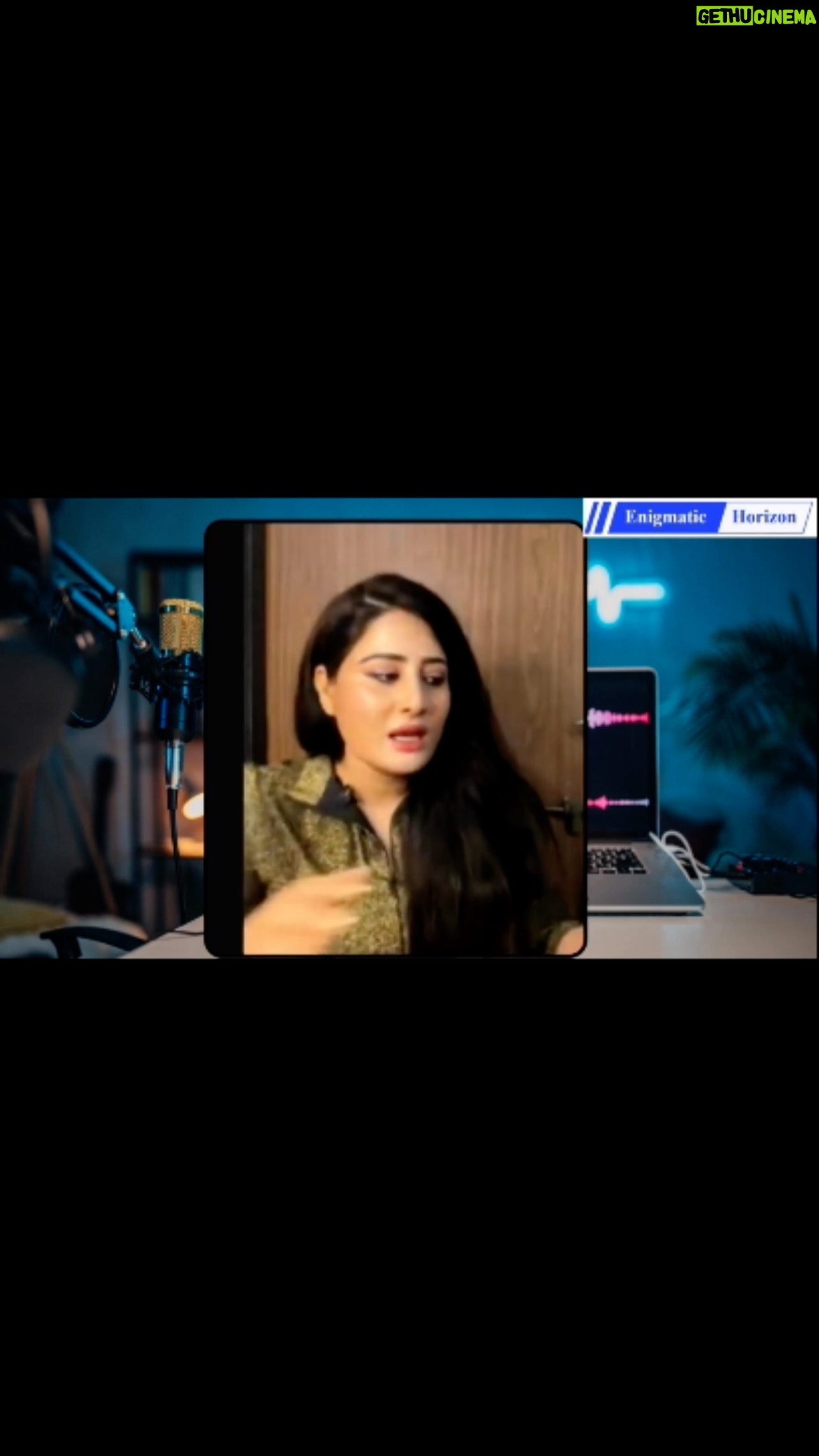Arjumman Mughal Instagram - #arjummanmughal #at #enigmatichorizon #interviewer #shashisalwani #intervie #bollywoodactress