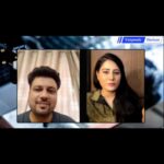 Arjumman Mughal Instagram - #arjummanmughal #at #enigmatichorizon #interviewer #shashisalwani #intervie #bollywoodactress