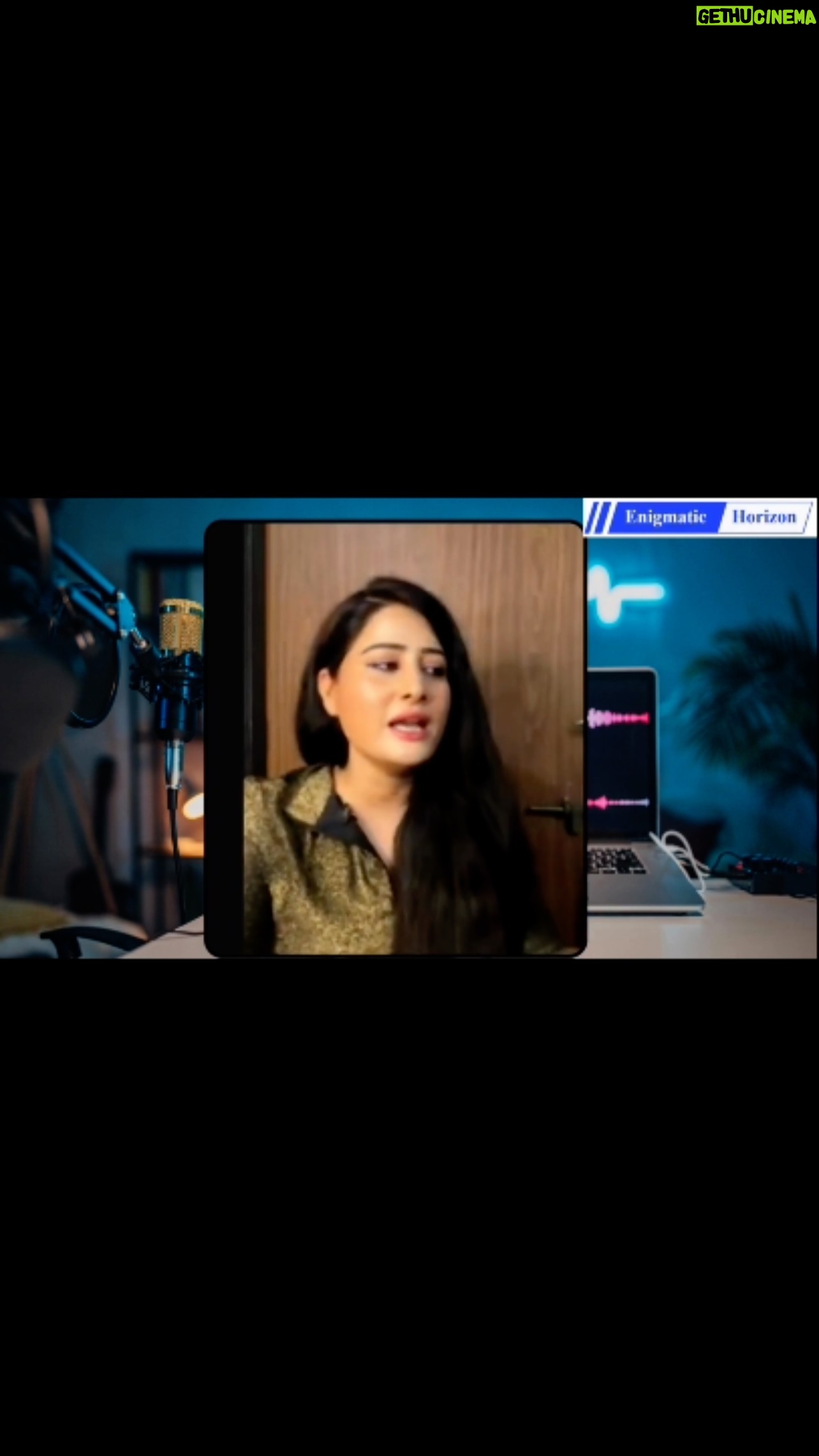 Arjumman Mughal Instagram - #arjummanmughal #at #enigmatichorizon #interviewer #shashisalwani #intervie #bollywoodactress