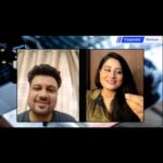 Arjumman Mughal Instagram - #arjummanmughal #at #enigmatichorizon #interviewer #shashisalwani #intervie #bollywoodactress
