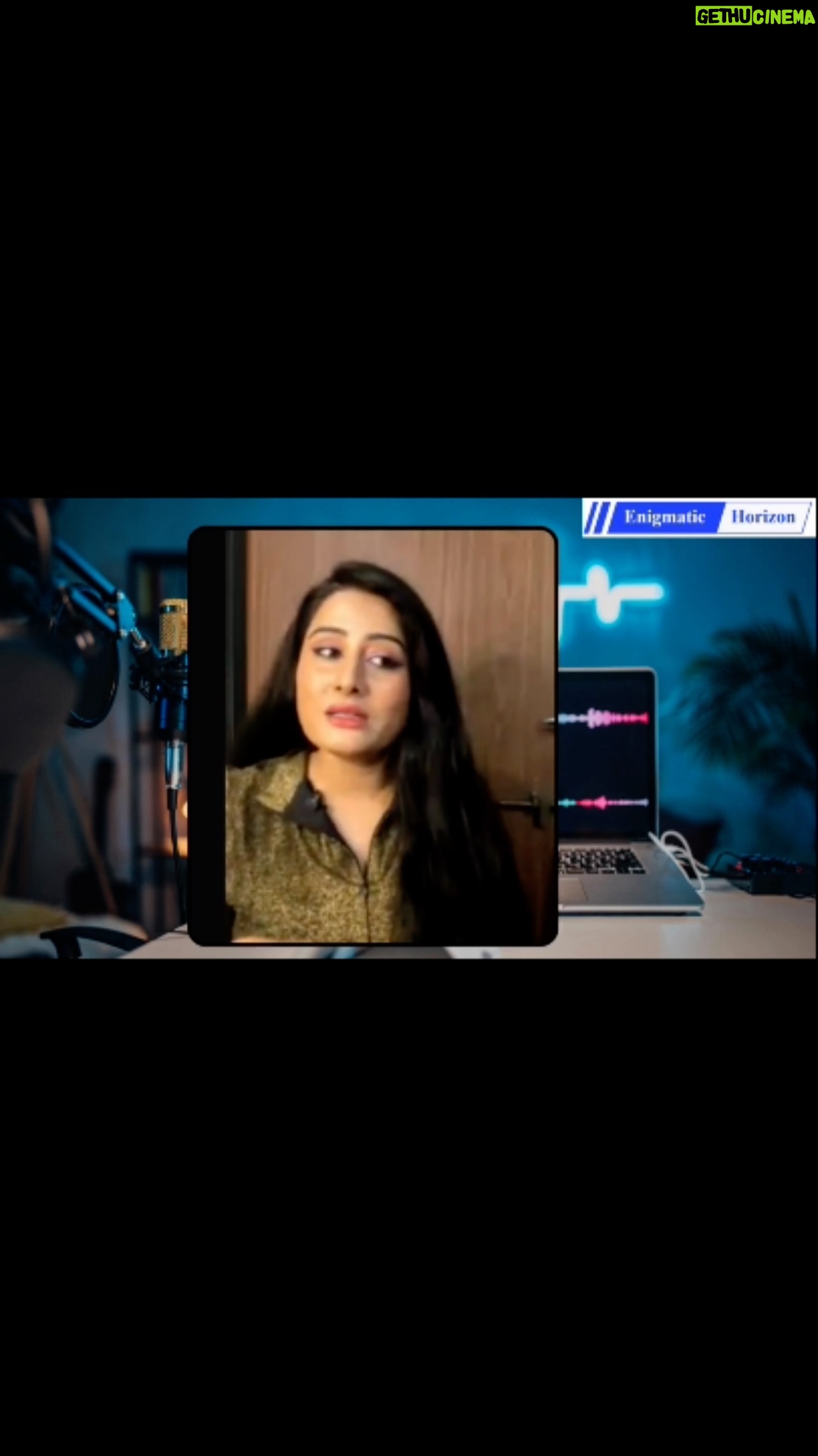 Arjumman Mughal Instagram - #arjummanmughal #at #enigmatichorizon #interviewer #shashisalwani #intervie #bollywoodactress
