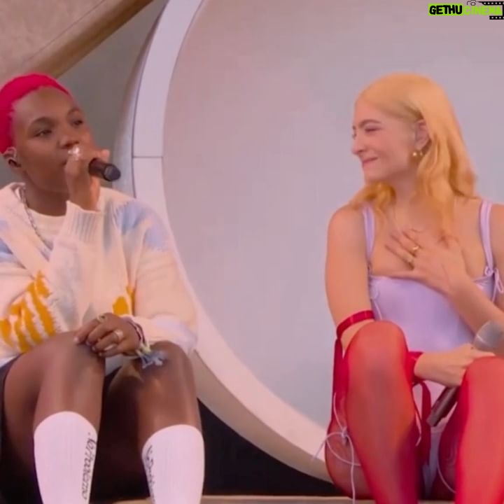 Arlo Parks Instagram - some of my favourite moments of my life have taken place on the farmmm - I can’t wait to be back!! let’s make this the best one yetttttt @glastofest forever 😈