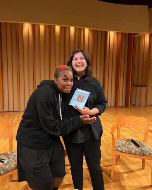 Arlo Parks Instagram - Lucy and I had a beautiful, silly, profound conversation around the book ! There was so much joy in that room, break up playlist suggestions, queer friendship, bonds of love strengthening - Lucy gave me an Ada Limon book - it was a good day