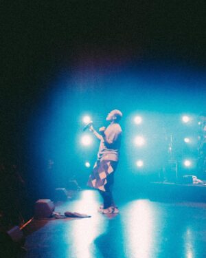 Arlo Parks Instagram - We sold out Hammersmith Apollo?!?! This venue has been a constant in my life - taking the bus past it on my way to school, meeting friends at the McDonald’s in the station opposite before getting into some teenage mischief, locking my bike outside it when I was 16 and cycling around, selling tickets to my basement gigs by hand - that venue was the biggest venue in the WORLD to me - playing it meant you MADE it - this particular full circle moment has cut me in this very special, nostalgic, deep almost painful way - it felt like arriving - thank you thank you thank you ✨