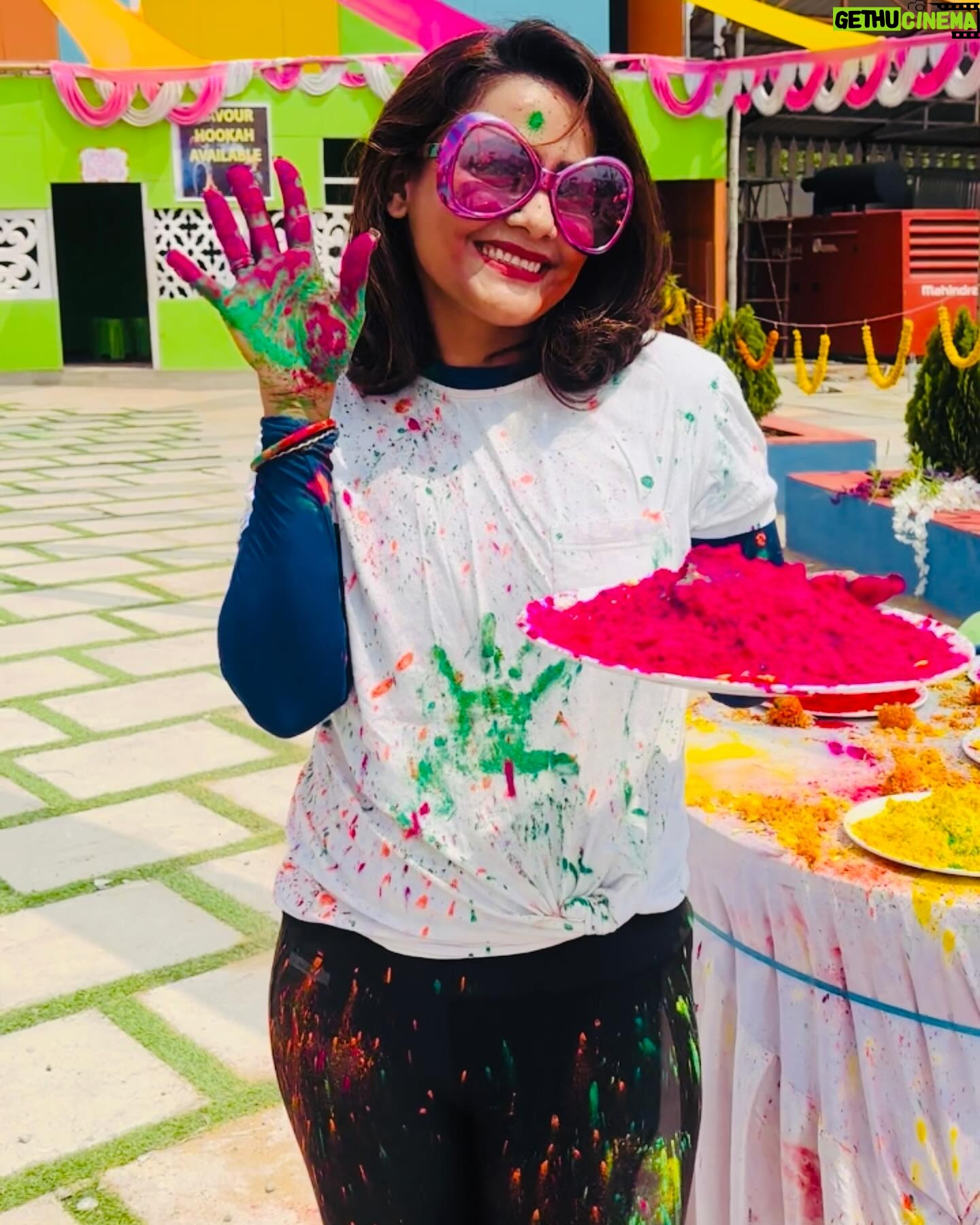 Arpita Kar Instagram - Holi hai #2024 #holi #colour #love #festival #fun #family