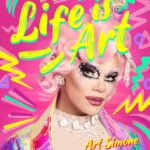 Art Simone Instagram - I WROTE A BOOK! 📕🎨 Life is Art - a drag queen’s guide to living a technicolour life - is out NOW - exclusive to @booktopiabooks! Order yours now via link in bio 👩‍🎨