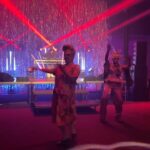 Art Simone Instagram - Cutting shapes with Nan on her latest excursion from the home 👵🏻 💃 @grannybingo #dance #techno #danceproud