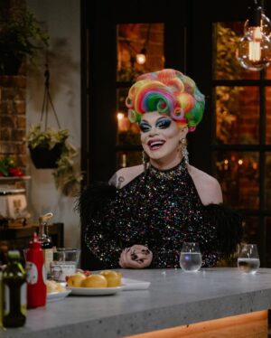Art Simone Instagram - I’M ON SBS BABY! 🧑‍🍳 
Catch me guest star on The Cook Up with @adamliaw this THURSDAY on @sbsfood at 7PM. 
#TheCookUpSBS 

📸- @jiwonkaeshoots 
💇‍♀️- @tamedbytrentashley 
👗- @tamaraclaire