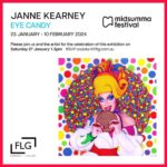 Art Simone Instagram - JANNE KEARNEY: EYE CANDY 🍭 Had the privilege of working with local Geelong painter @jannekearneyart for her Eye Candy series. It’s going to be on display at the @flinderslanegallery for @midsummafestival from 23 Jan - 10 Feb. Be sure to check it out!! 🎨