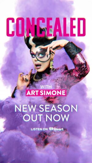 Art Simone Instagram - HELLEURRR - it’s Season 3 baby! 🕵️ 
I’m back to uncover the extraordinary truths behind ordinary Aussies in my podcast @concealedwithartsimone. 

New eps drop every Tuesday, listen for free on the @iheartradioau app or wherever you get your podcasts 💜