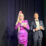 Art Simone Instagram - @australianpodcastawards 2023 🙌 A pleasure representing all things @concealedwithartsimone, so proud of our little podcast 🥰 Costume: @tamaraclaire Hair: @weekdaywigs Nails: @clawsinabox