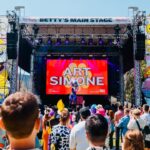Art Simone Instagram – @marysinthepark you were a TREAT! Thanks to the team at @itdevents for letting me open the festival, let’s do it again! ⚡️
Costume: @tamaraclaire
Hair: @tamedbytrentashley