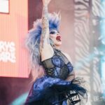 Art Simone Instagram – WHAT A WEEKEND!! 
Sickening Ball 2023 & @marysinthepark – MEL – ADL – SYD – BRIS ✈️ 
Always a pleasure touring with the @itdevents team 🥰

New costume set by @tamaraclaire 
Hair by @weekdaywigs 
Thanks to @theofficialtro & Tamara for spending a day splattering me in crystals and blood 🥰