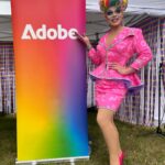 Art Simone Instagram - MIDSUMMA CARNIVAL! 🏳️‍🌈  It’s a dream to join the @Adobe team once again for @midsummafestival ✨  Thanks to everyone that came and played the “Firefly Game Flow” and putting Adobe’s Generative AI to the test! 🎨 Next stop: PRIDE MARCH! Look out for the @adobelife red convertible heading down Fitzroy St on Feb 4!! #creativityforall #adobeforall 👗- @tamaraclaire