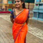 Arunima Sudhakar Instagram - Saree from @sharmis_boutique