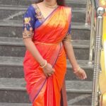Arunima Sudhakar Instagram - Beautiful saree from @sharmis_boutique