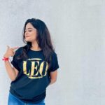 Arunima Sudhakar Instagram - Leo tshirt from @thetrippyclothing